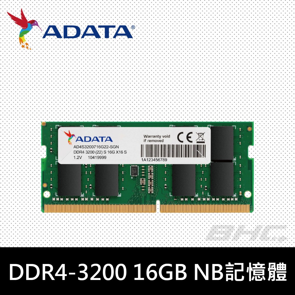 威剛 16G DDR4 3200 NB   