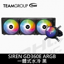 [客訂]TEAM T-FORCE AIO COOLER BLACK SIREN GD360E ARG...
