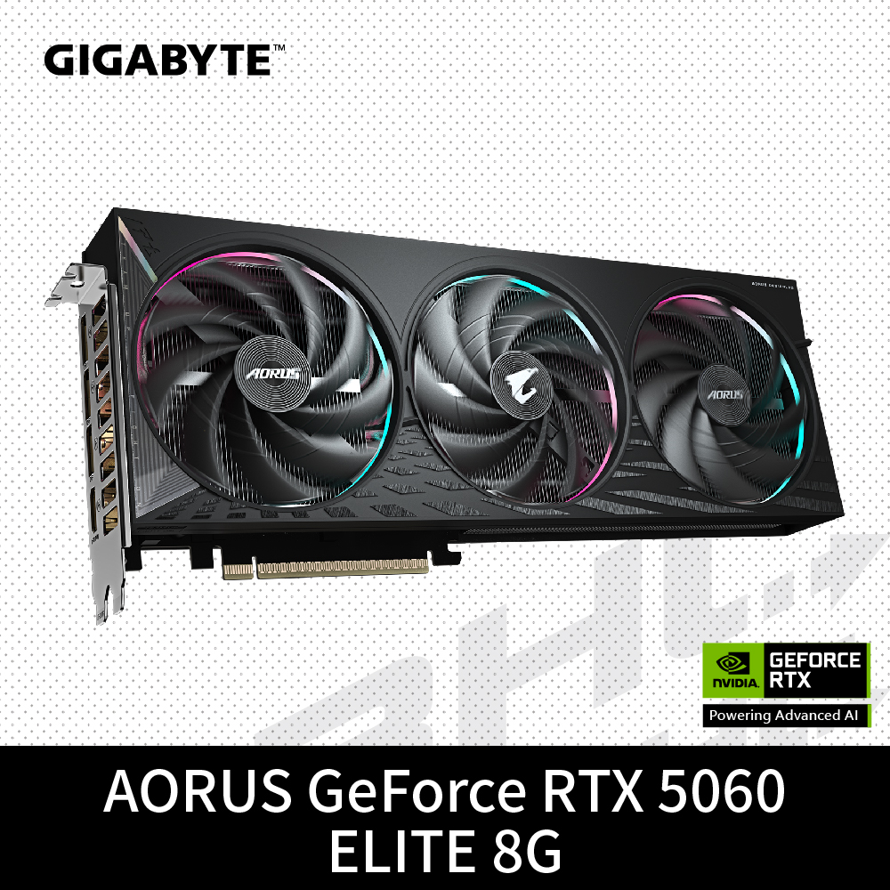 技嘉 AORUS RTX5060 ELITE-8GD