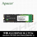 宇瞻 AS2280P4X M.2 PCIe Gen3x4 1TB SSD (AP1TBAS2280P4X-1)