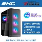 華碩【X870】平台 AI-R798-514X黑石