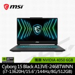 (客訂品)微星 MSI Cyborg 15 Black Edition A13VE-2468TWNN 15.6吋筆電