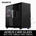 技嘉 AORUS C400 GLASS 機殼/顯卡長36/玻璃側板