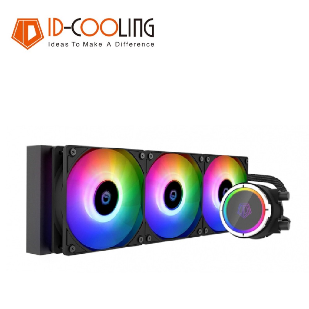 ID-COOLING ZOOMFLOW 360X 一體式水冷水泵幻影ARGB散熱風扇