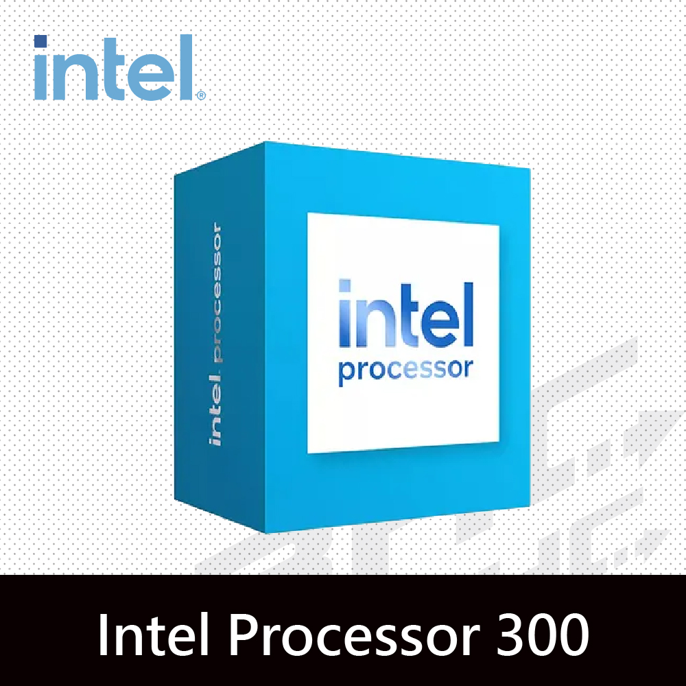 Intel® 300 雙核/4緒/3.9GHz/6M/UHD710/46W