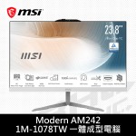 微星 Modern AM242 1M-1078TW-W3100U8GS51X11MANS