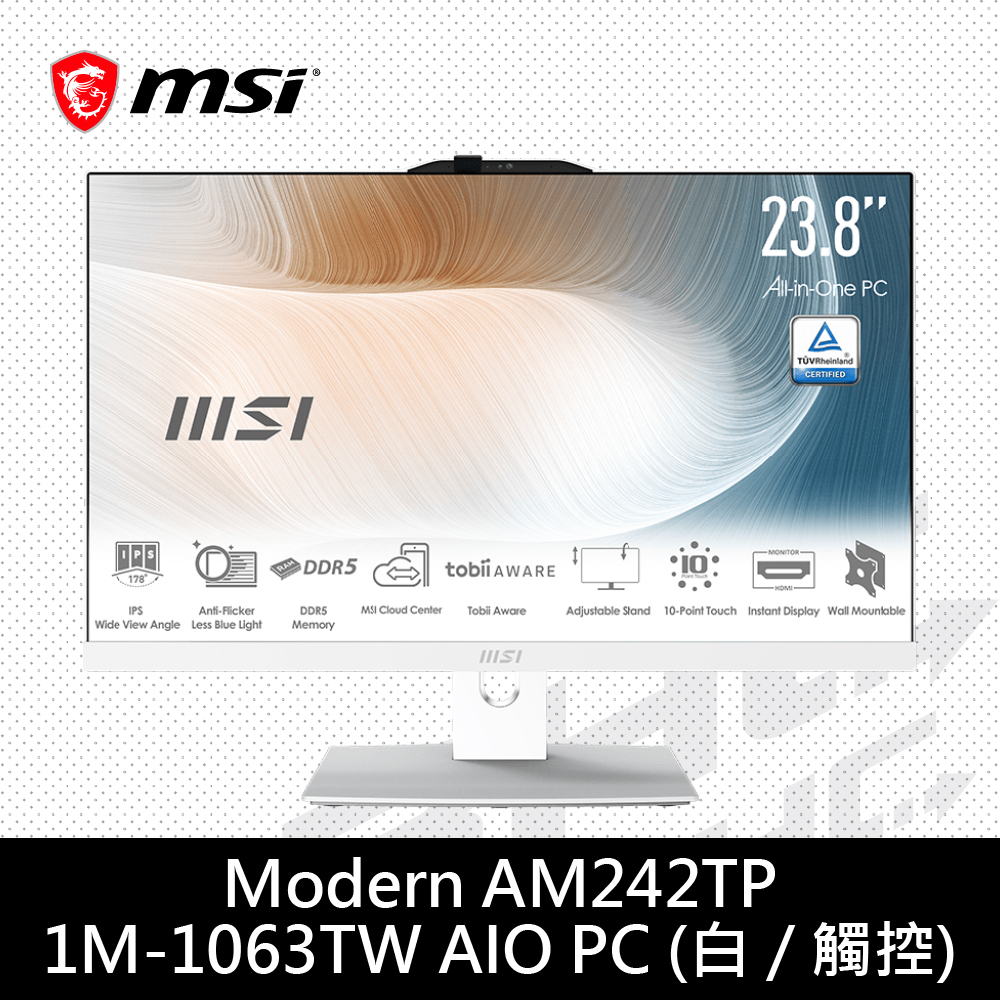 微星 Modern AM242TP 1M-1063TW-W3100U8GS51X11MAMS