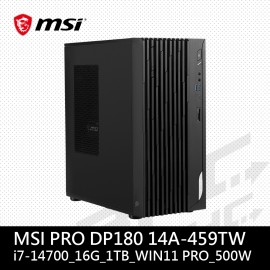 微星 msi PRO DP180 14A-459TW-B71470016GS1TX11PAH1(Intel I7-14700/16G/1T/WIN11PRO)