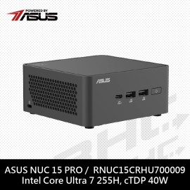 華碩 NUC 準系統 15 PRO RNUC15CRHU700009 (U7-255H/HDD.RAM.OS選購)