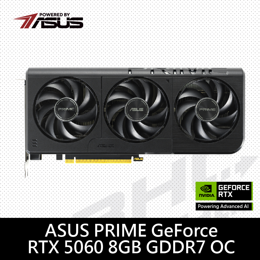 華碩 PRIME-RTX5060-O8G(27cm/三風扇/註冊5年)