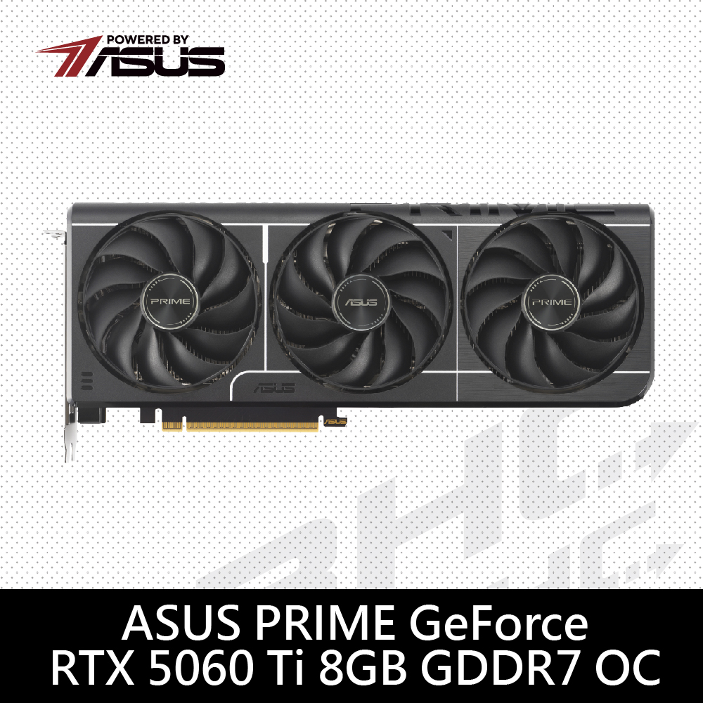 華碩 PRIME-RTX5060TI-O8G(31cm/三風扇/註5年)
