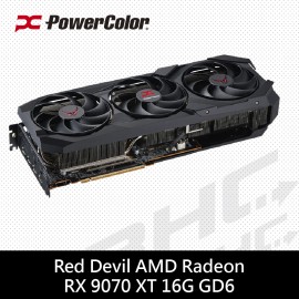 撼訊 Red Devil RX9070XT 16G-E/OC GDDR6 紅魔(36cm/三風扇/5Y)
