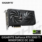 技嘉 RTX5060Ti WINDFORCE OC-16GD(21cm/雙風扇/註冊4年)