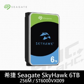 [限組裝]希捷 Seagate 6TB(監控鷹) 5400轉/256M/SkyHawk/3Y(ST6...
