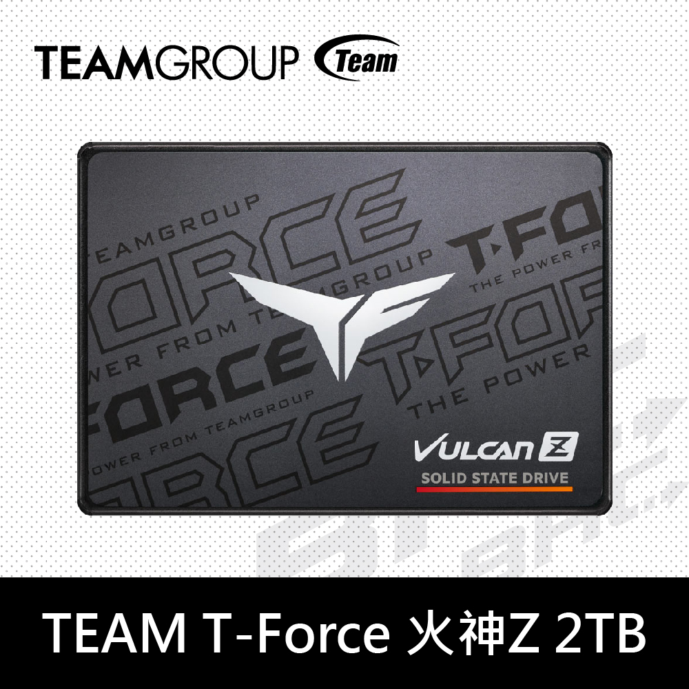 [客訂]TEAM T-Force Vulcan Z 火神Z  2TB SSD( R550/W500) QLC