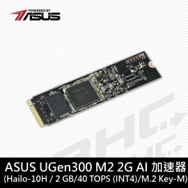 華碩 UGen300 M2-2G AI 加速器[搭載Hailo-10H/2GB DDR4/M.2 2...