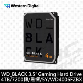 [限組裝]威騰 WD 4TB 7200轉/黑標/5Y【WD4006FZBX】...