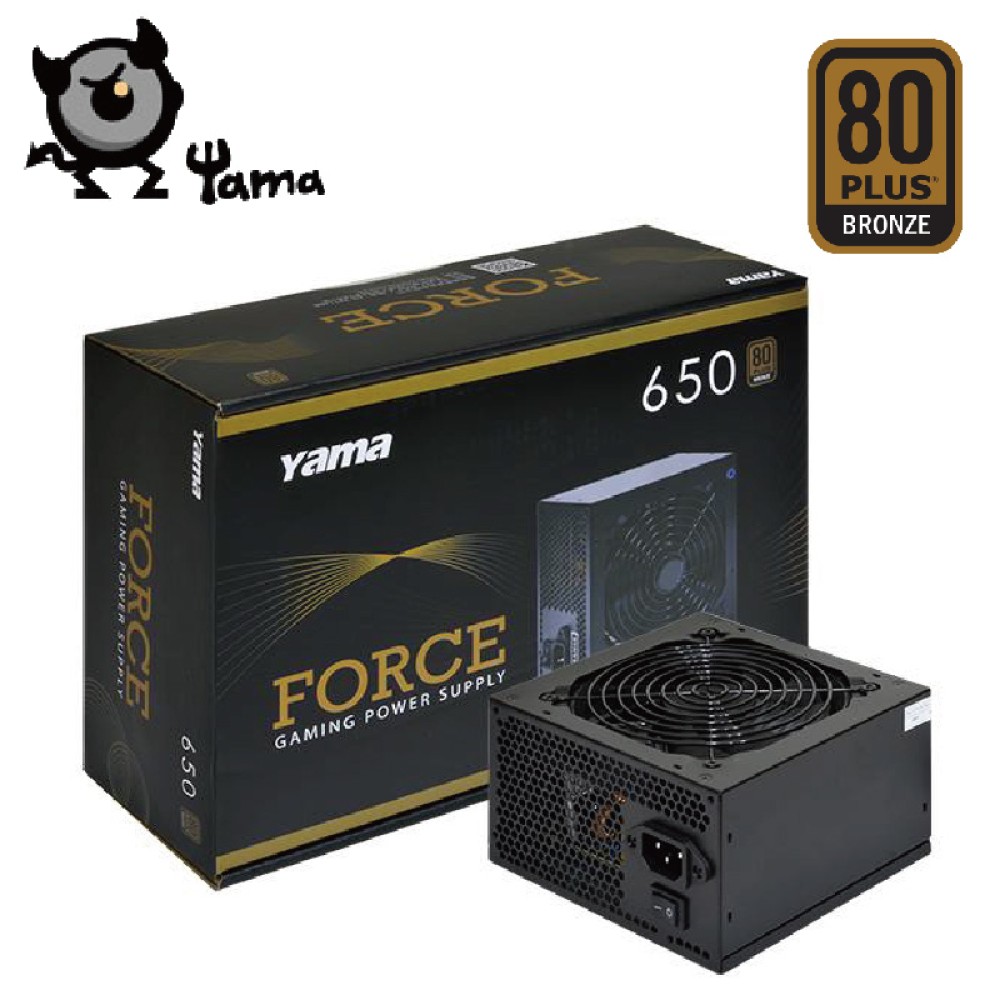 YAMA FORCE 650W 電源供應器(80+銅牌/三年保固)