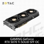 【限搭主機板】ZOTAC RTX5070TI SOLID SFF OC-16G(33cm/三風扇/註冊5年保)