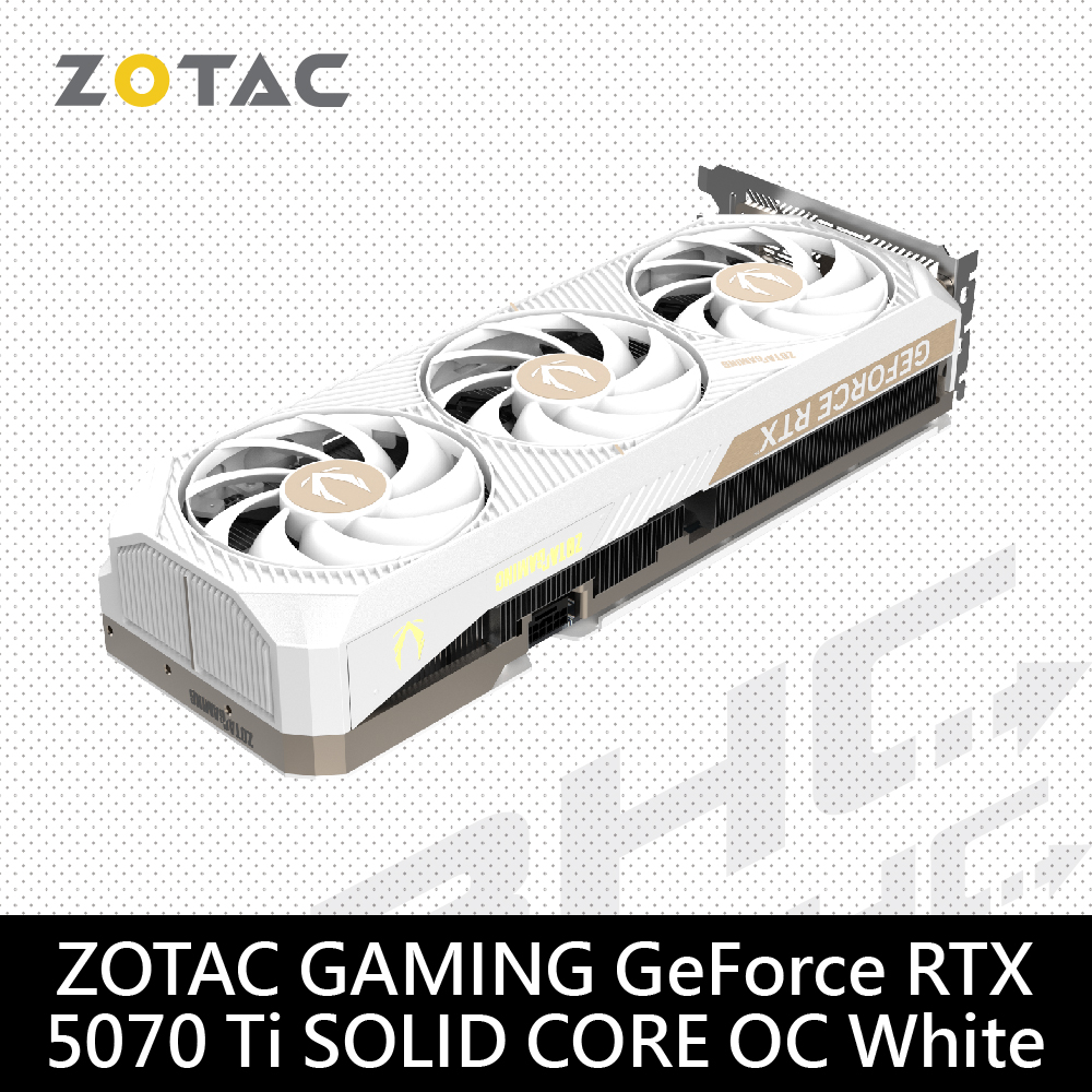 ZOTAC Z-RTX5070TI SOLID CORE OC WHITE EDITION-16G