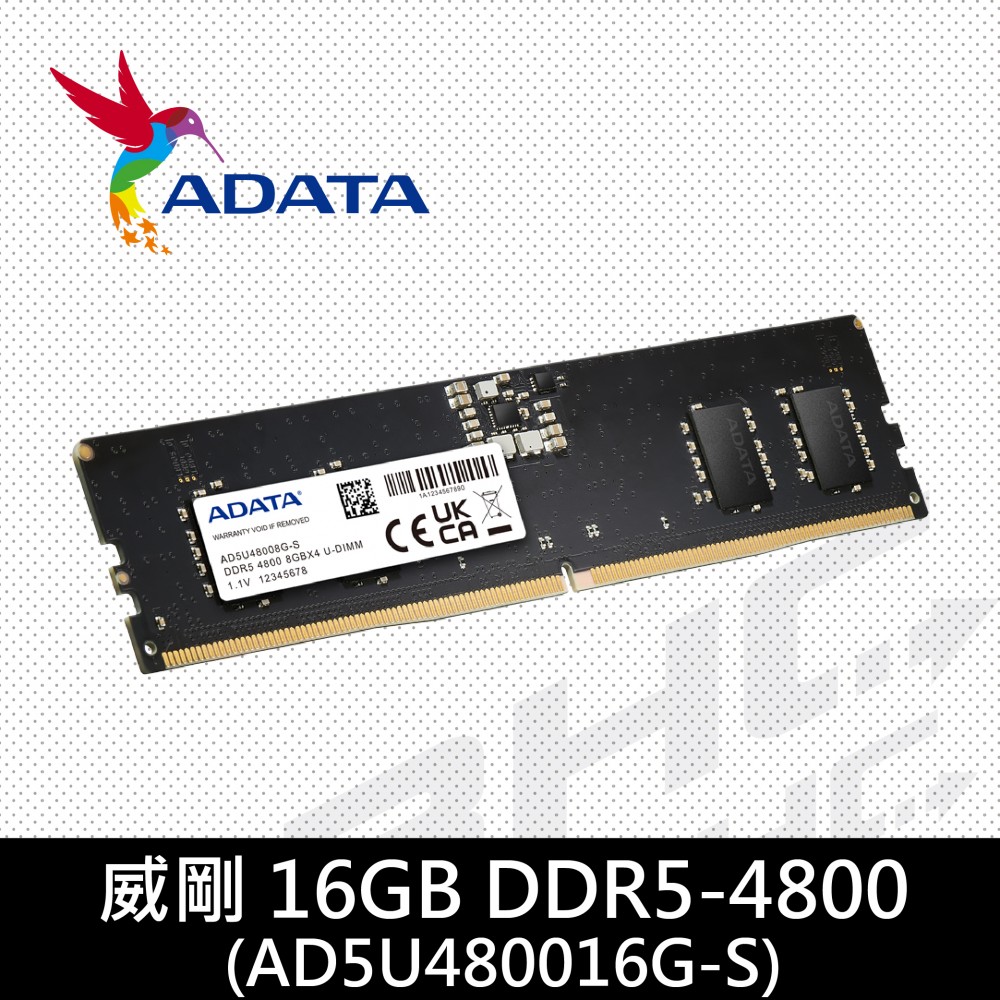威剛 16G DDR5 4800