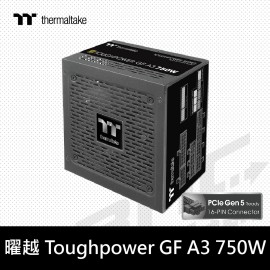 曜越   Toughpower GF A3 750W ATX3.0(PCIe5.0)/金牌/全日系/全模/10Y 曜越   Toughpower GF A3 750W ATX3.0(PCIe5.0)/金牌/全日系/全模/10Y